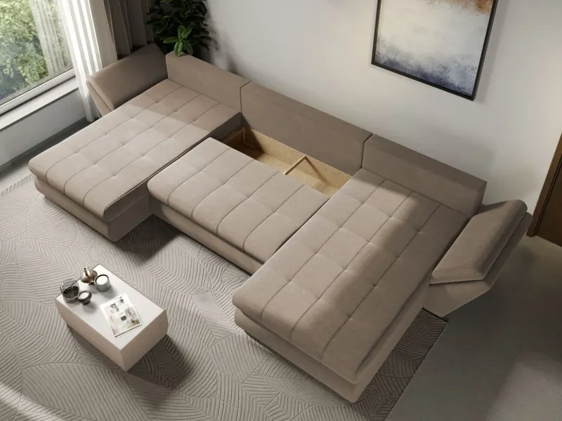 Coltar U Extensibil Rawa Cappuccino — imaginea 3