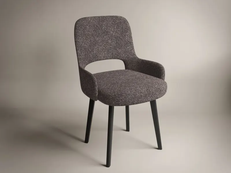 Set Masa Otis + 6 Scaune Berna Cappuccino — imaginea 2