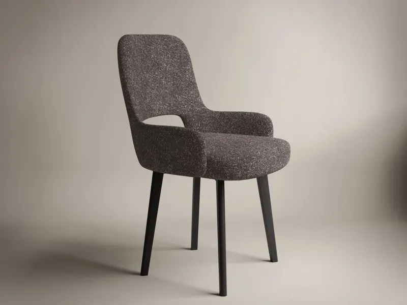 Set Masa Olive + 6 Scaune Berna Cappuccino — imaginea 3