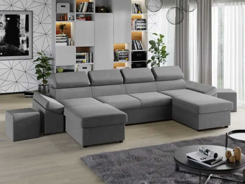 Coltar U Extensibil Jamaica gri deschis — imaginea 2