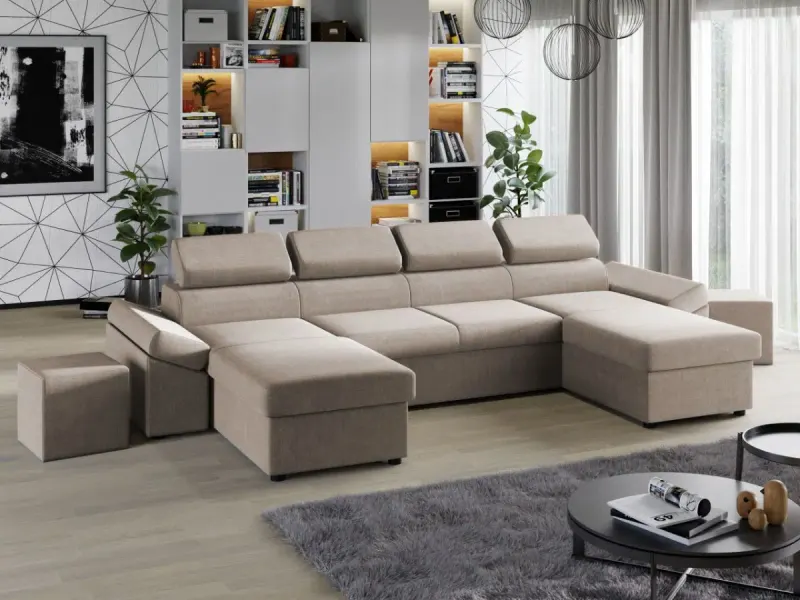 Coltar U Extensibil Jamaica crem — imaginea 2