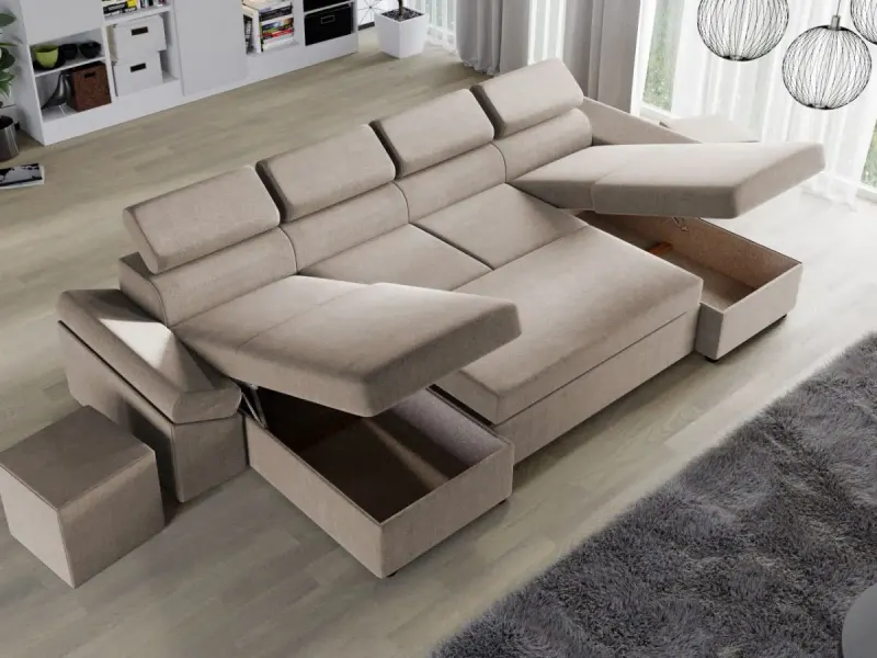 Coltar U Extensibil Jamaica crem — imaginea 3