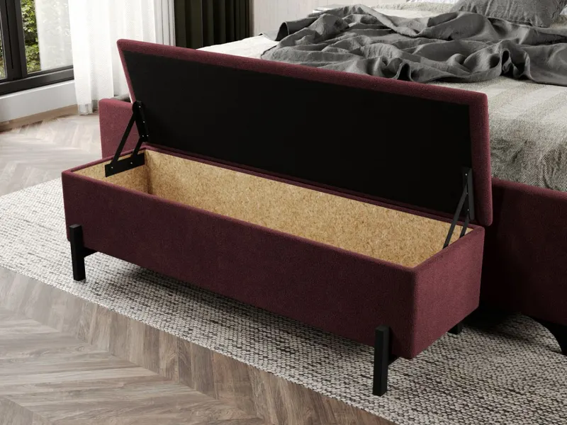 Bancheta tapitata Steel Visinie — imaginea 2