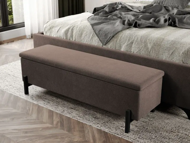 Bancheta tapitata Steel Maro
