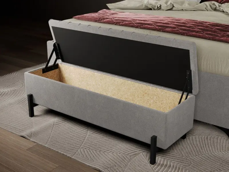 Bancheta tapitata Olimp Gri — imaginea 2