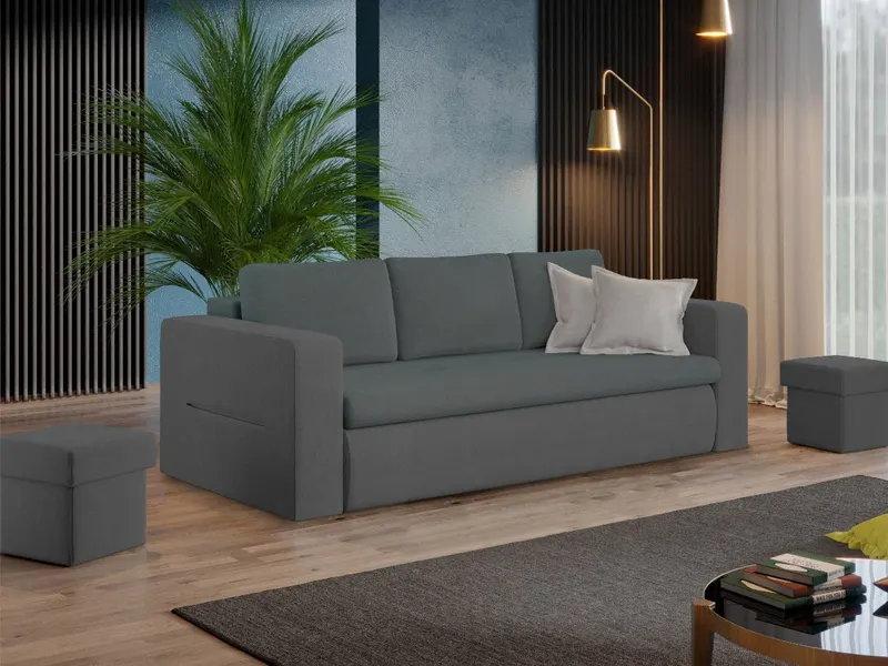 Canapea Extensibila Rita Gri — imaginea 2