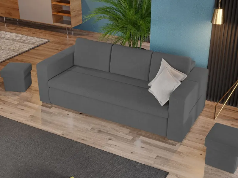 Canapea Extensibila Rita Gri — imaginea 3