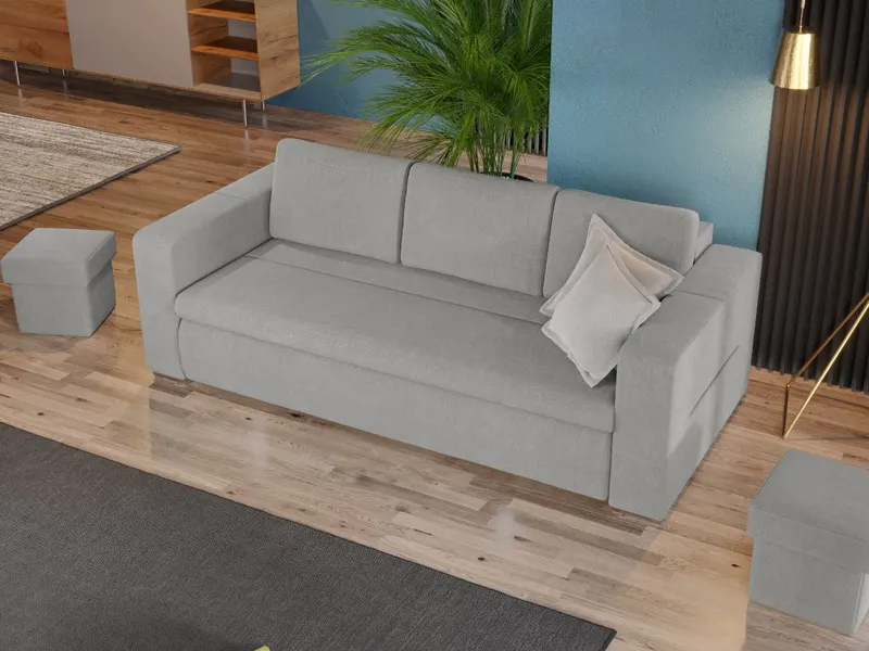 Canapea Extensibila Rita Gri Deschis — imaginea 2