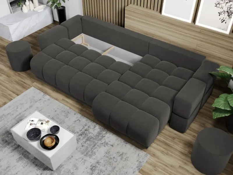 Coltar Bubble Aurora 18 Gri Inchis — imaginea 3