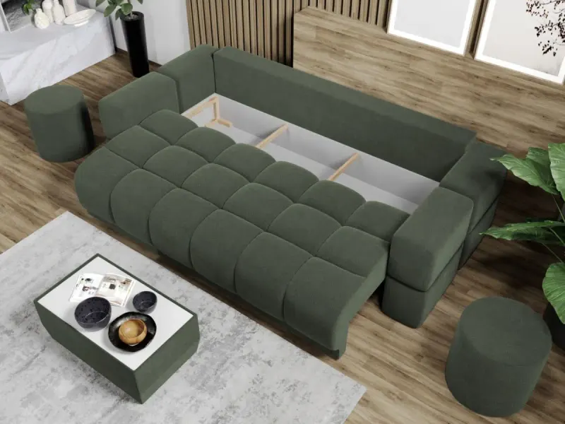 Canapea Bubble Aurora 11 Verde — imaginea 3