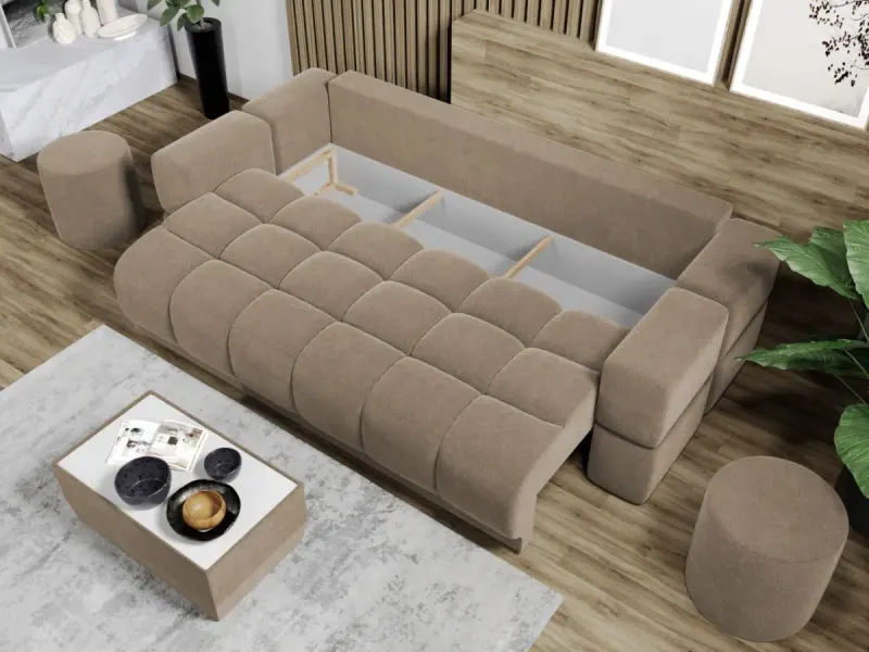 Canapea Bubble Aurora 5 Cappuccino — imaginea 3
