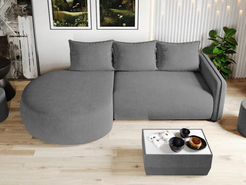 Coltar Extensibil Fiore Gri Deschis — imaginea 2
