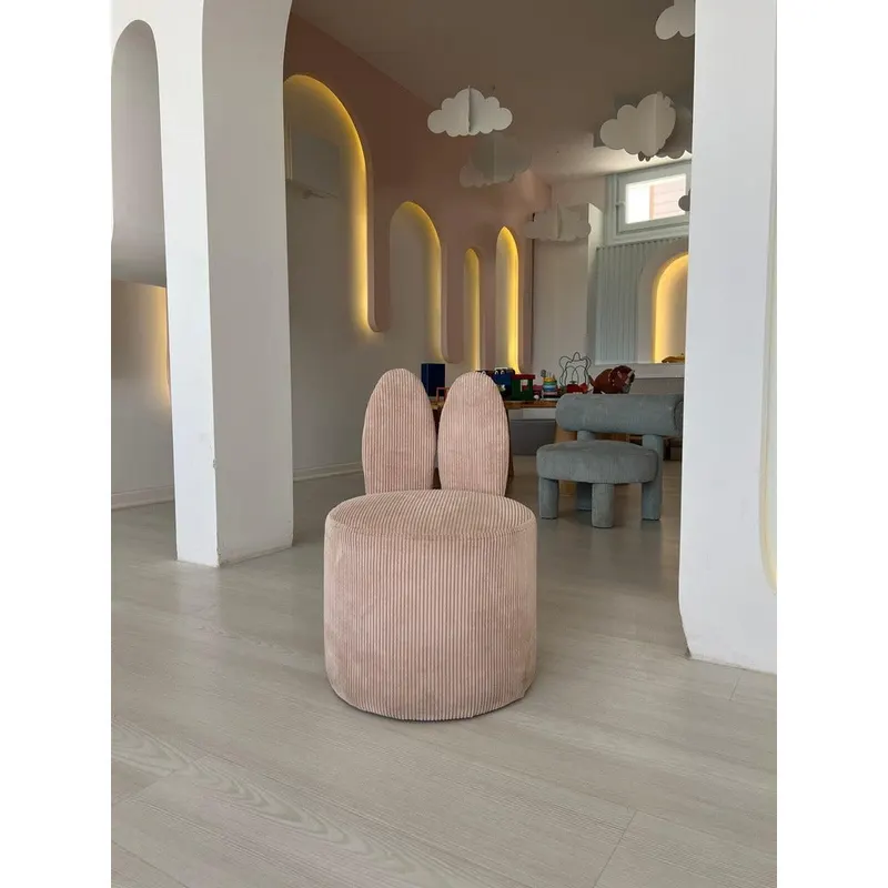 Scaun pentru Copii Bunny, Roz, 39x39 cm - Roz