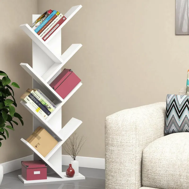Biblioteca Zermat, 46x129x22 cm - Alb