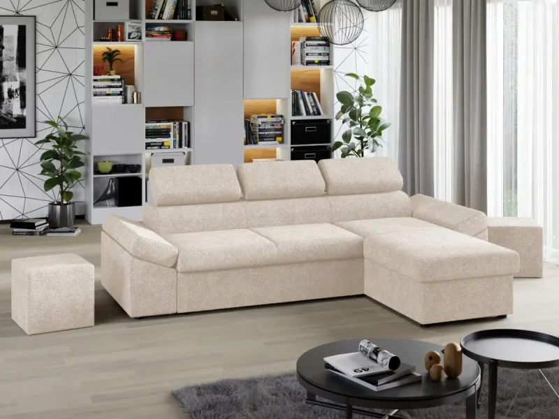 Coltar Extensibil Jamaica Plusat Crem