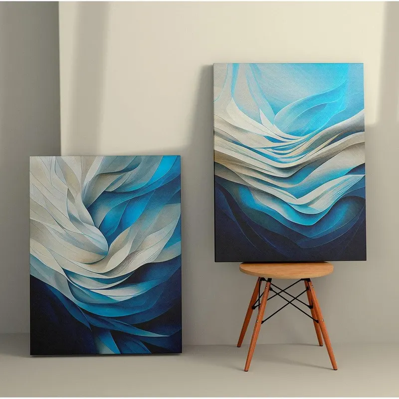 Tablou Canvas (2 bucăți) Honey 7, Multicolor, 110x70 cm - Multicolor