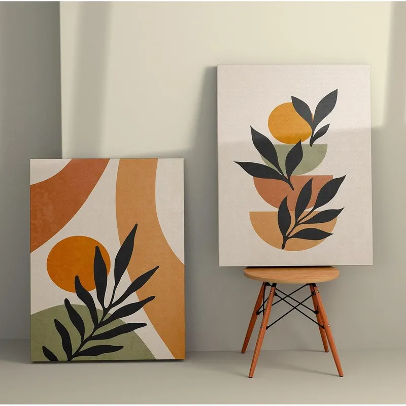 Tablou Canvas (2 bucăți) Lux 6, Multicolor, 110x70 cm - Multicolor