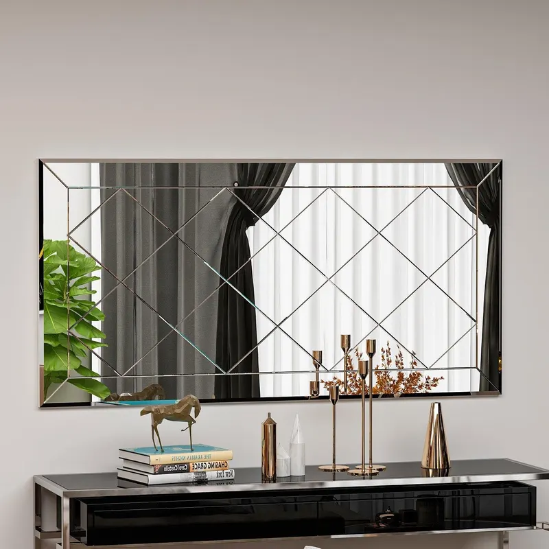 Oglindă Pauli - White, Alb, 60x120 cm - Alb