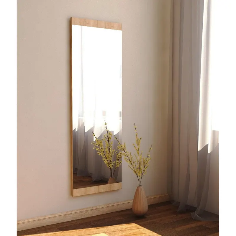 Oglindă Azus - Natural, Natural, 120x40 cm - Natur