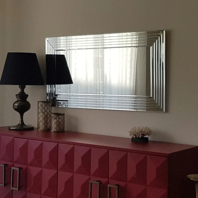 Oglindă A305Y, Argint, Argintiu, 65x130 cm - Argintiu