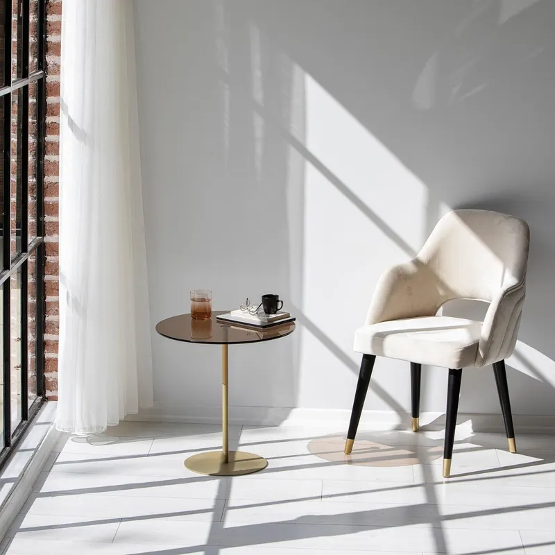 Masuta De Cafea Chill-Out - Gold, Bronze, Aur, 50x50x50 cm - Auriu