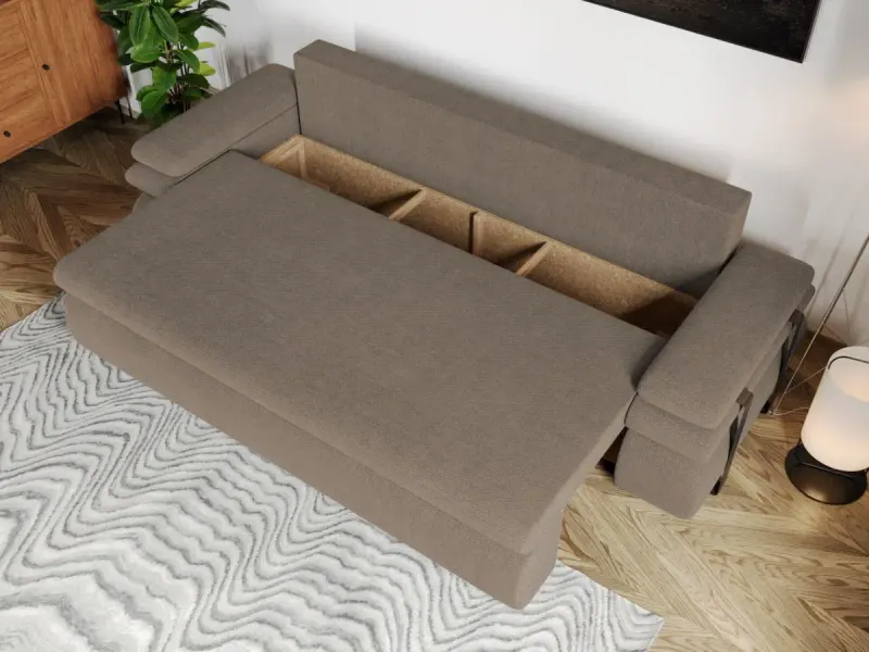 Canapea Extensibila Molly Cappuccino — imaginea 3