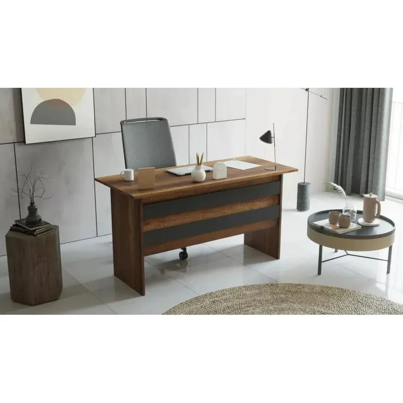 Birou Linta Lux, 140x74x60 cm - Nuc