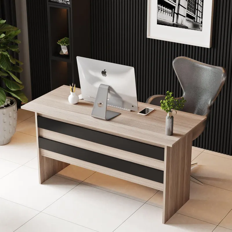 Birou Linta Lux, 140x74x60 cm - Stejar
