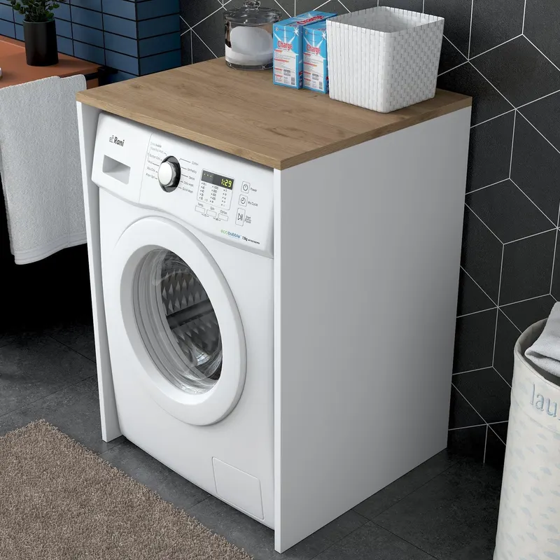 Dulap masina de spalat Erdem, Nuc, 65x92x60 cm - Nuc
