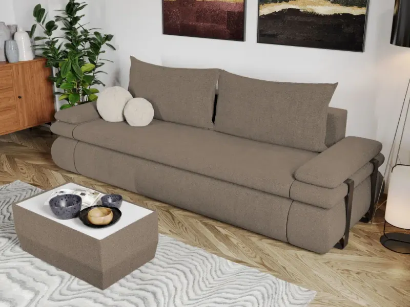 Set Perne Albe Plusate Rotunde — imaginea 3