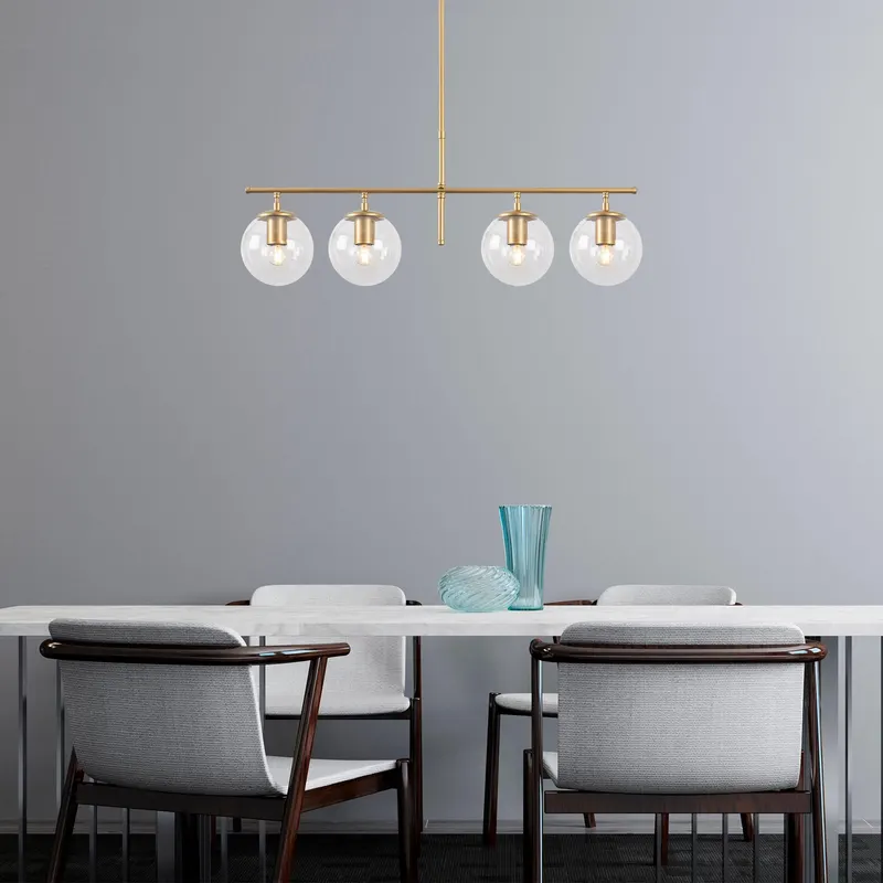 Lustra Roe Chandelier, Auriu, 15x15x3 cm - Auriu