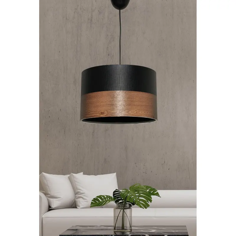 Lustra TM122 Chandelier, Negru, 30x30x65 cm - Negru