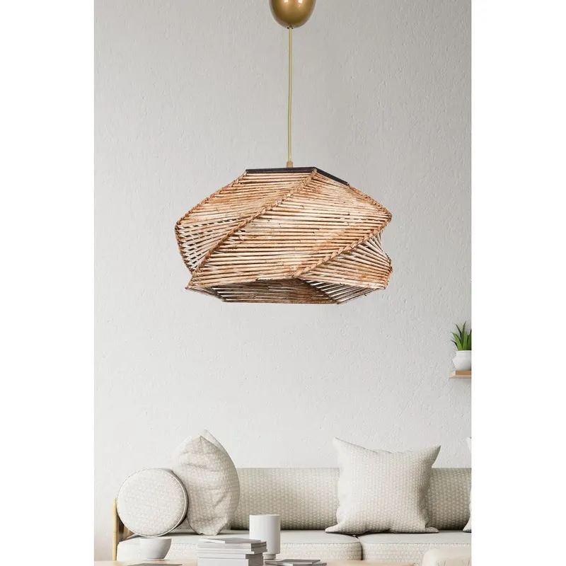 Lustra HM190 Chandelier, Natural, 36x36x25 cm - Natur