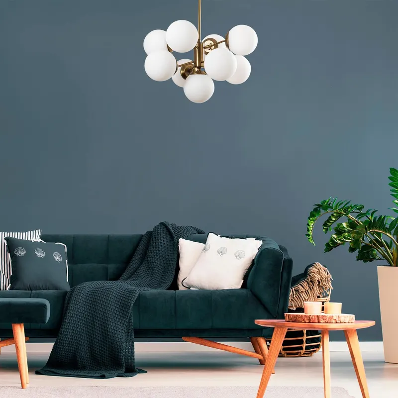 Lustra Mudoni Chandelier, Vintage, 70x70x80 cm - Auriu