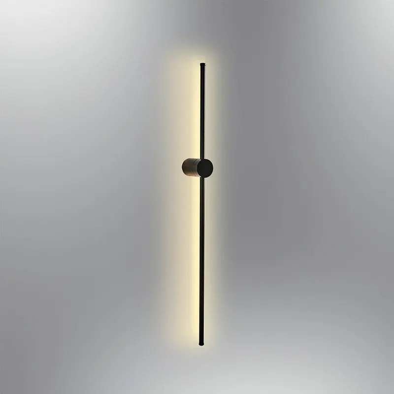 Aplica de perete L1174, Negru, 10x6x91 cm - Negru