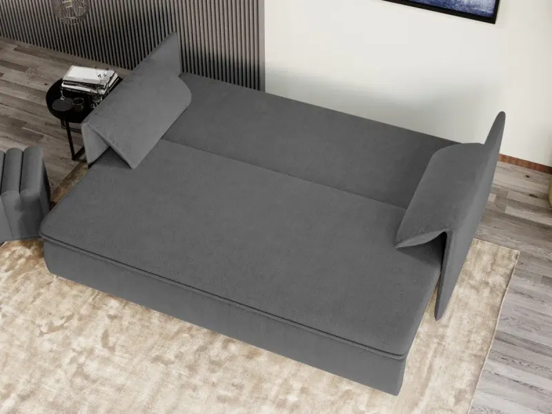 Canapea Extensibila Vanilla Gri — imaginea 3