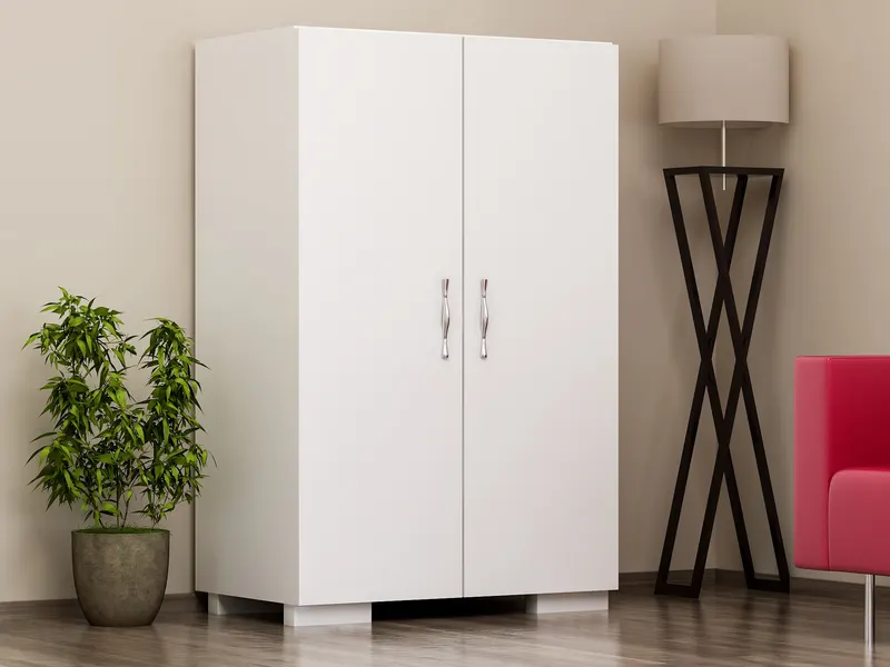 Dulap Hol cu rafturi Mada4 Ayak - White 60 X 94 X 35