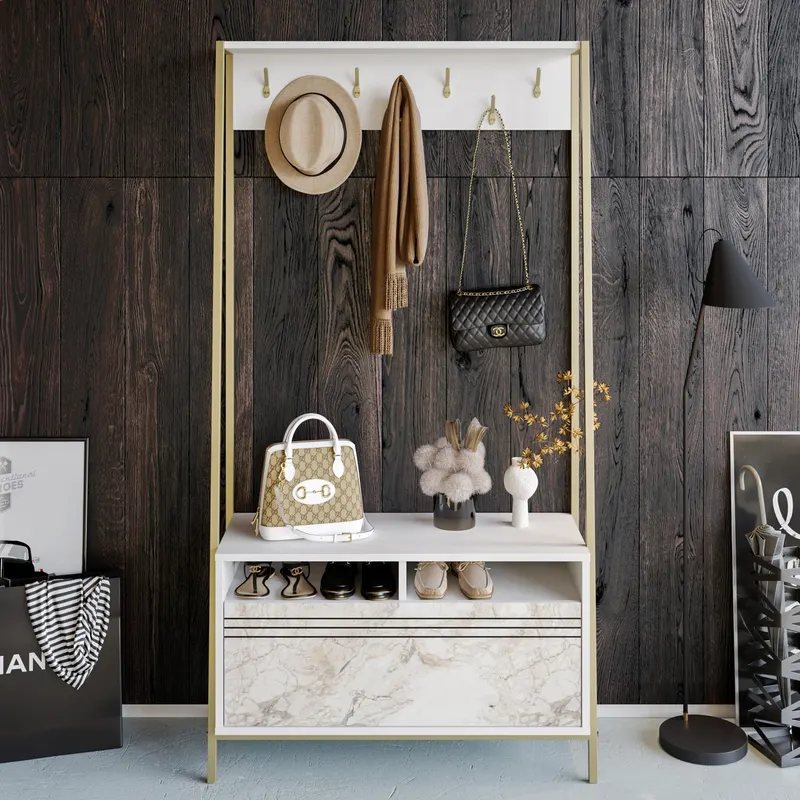 Cuier modern 94 X 180 X 35.3 Devin - White