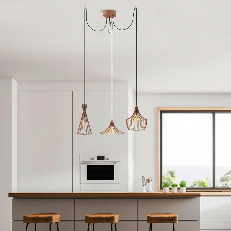Lustra Mezopotamya Chandelier, 114x114x130 cm - Cupru