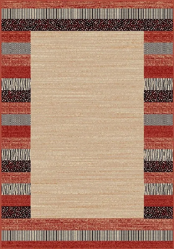 Covor Clasic Lotos 1591 Crem/Rosu