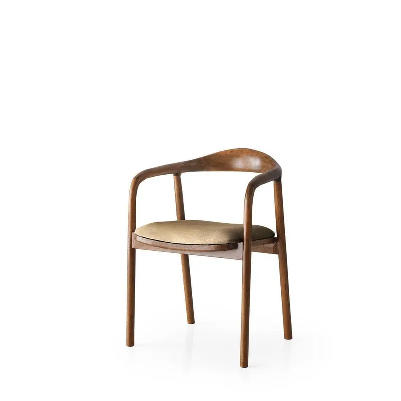 Scaun Bucatarie Sufragerie Sunny, 52x77x51 cm - Maro deschis