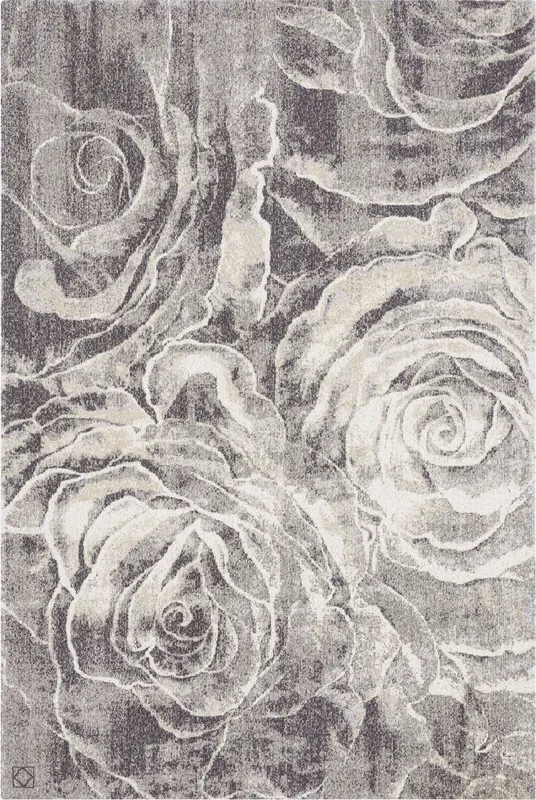 Covor lana Ros antracyt 133 X 190