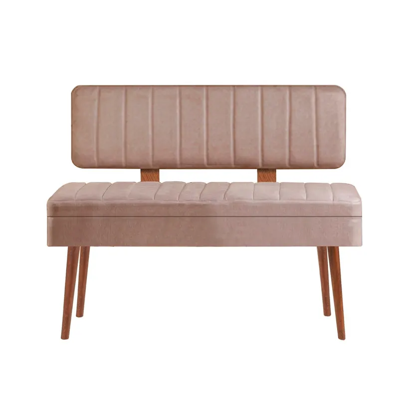 Taburet Banca Bucatarie Bench, 110x40x82.5 cm - Stejar Gri inchis