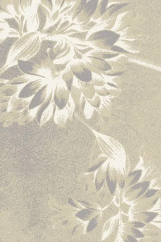 Covor lana Flowers Beige