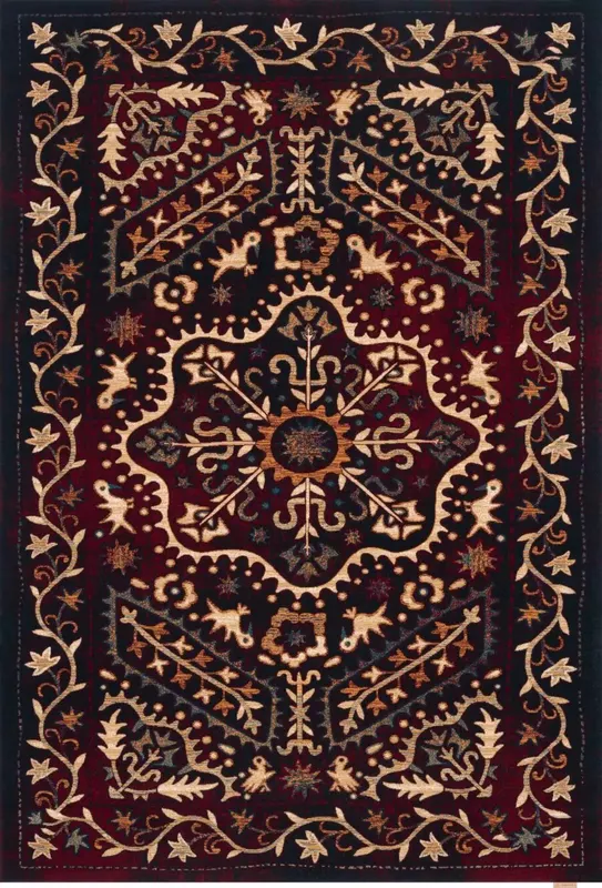 Covor lana Marash Dark Red