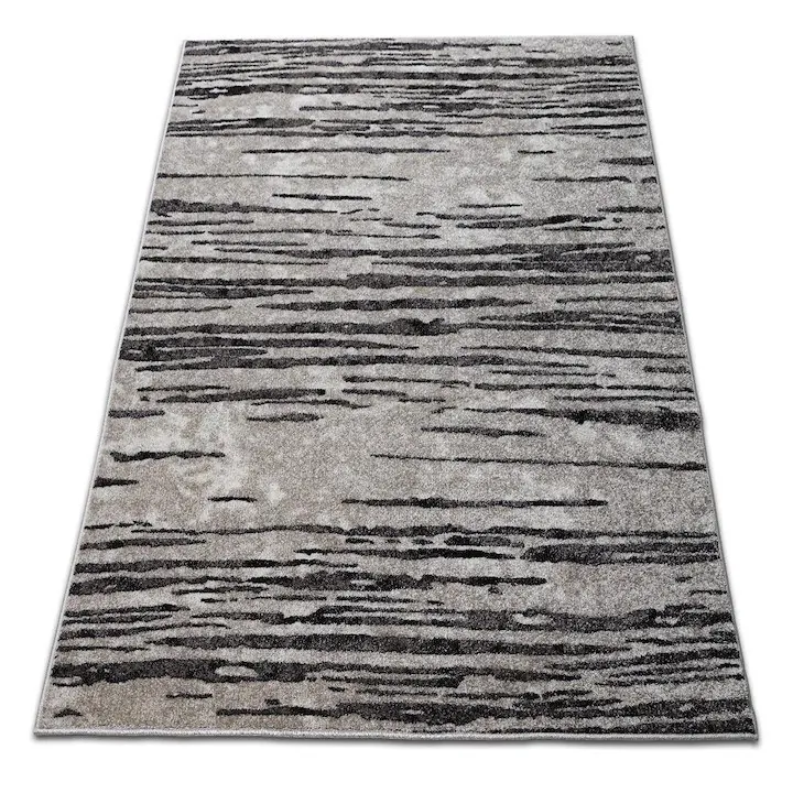 Covor Phoenix design abstract gri-negru 3013-244