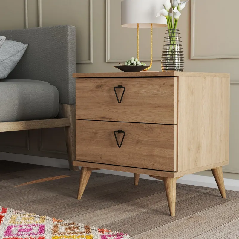 Noptiera Versa-Ce 3632, Stejar, 45x55x52 cm - Stejar
