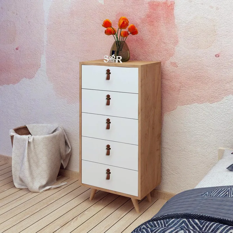 Comoda Frenzu, Stejar, 50x103x40 cm - Stejar