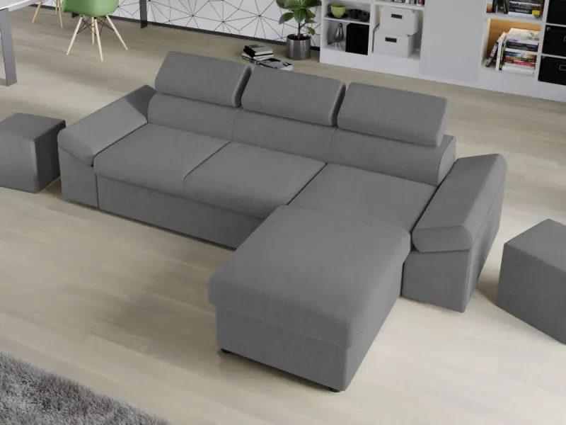 Coltar Extensibil Jamaica Gri Deschis — imaginea 2