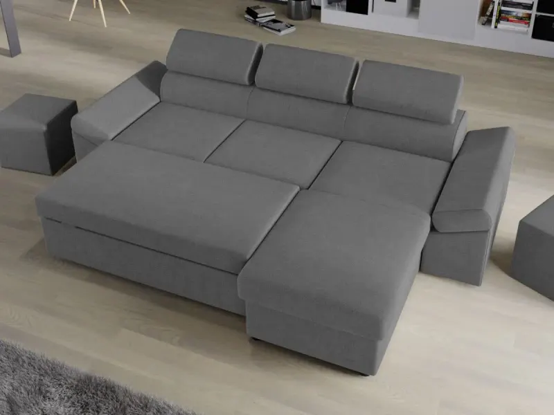Coltar Extensibil Jamaica Gri Deschis — imaginea 3